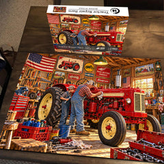 Tractor Repair Barn igsaw Puzzle 1000 Pieces