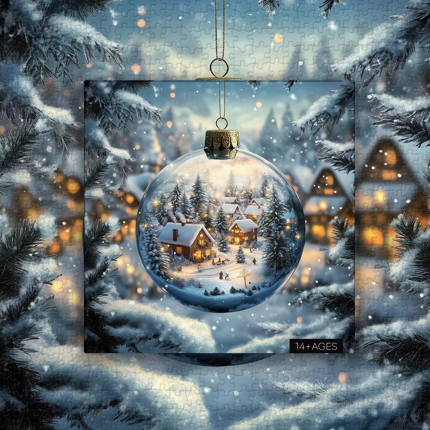 Sparkle Snow Globe Jigsaw Puzzle 1000 Pieces