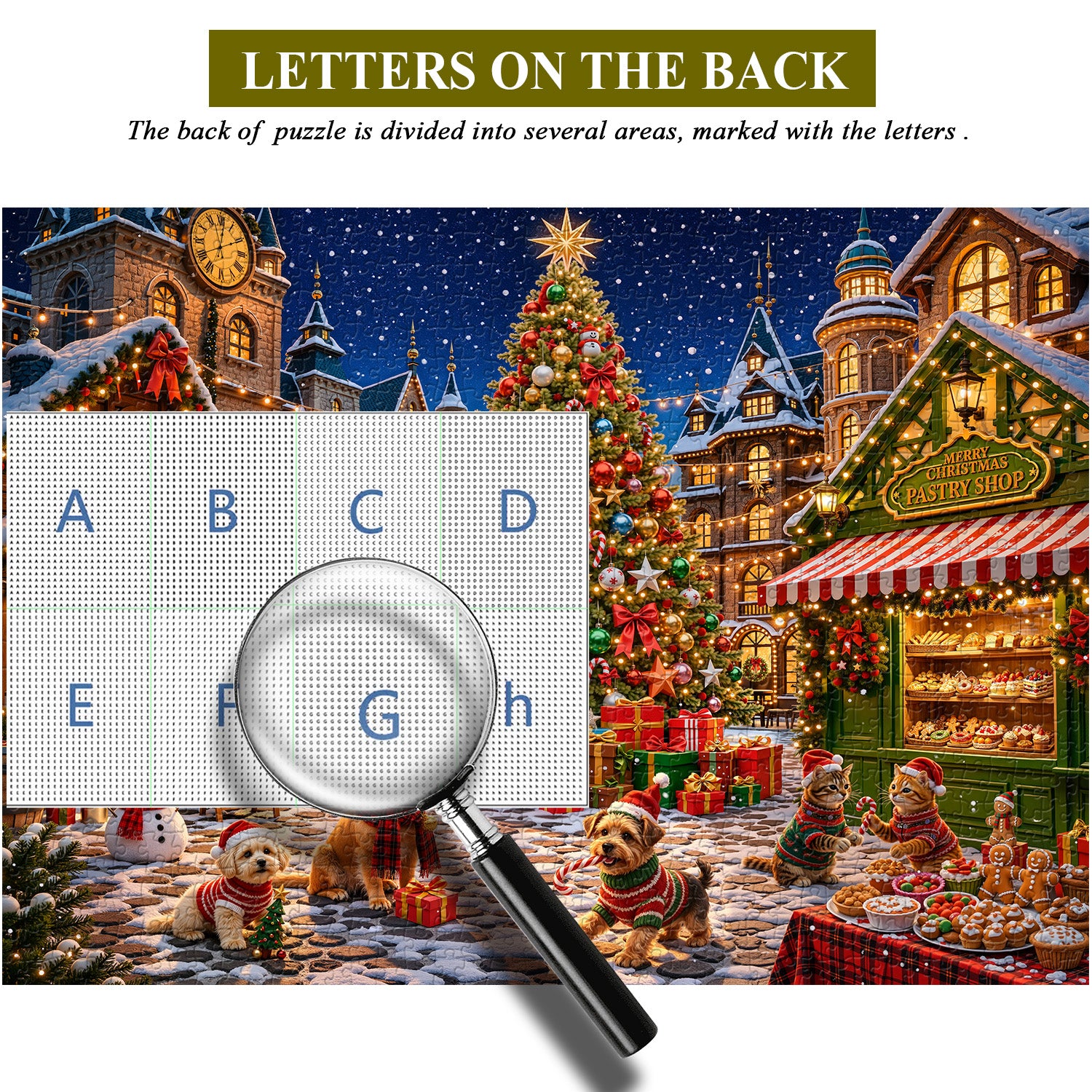 Snowy Bazaar Jigsaw Puzzle 1000 Piece