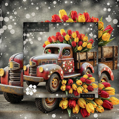 Tulip Truck Jigsaw Puzzle 1000 Pieces