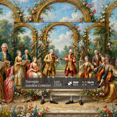 Baroque Garden Concert Jigsaw Puzzle 1000 Pieces