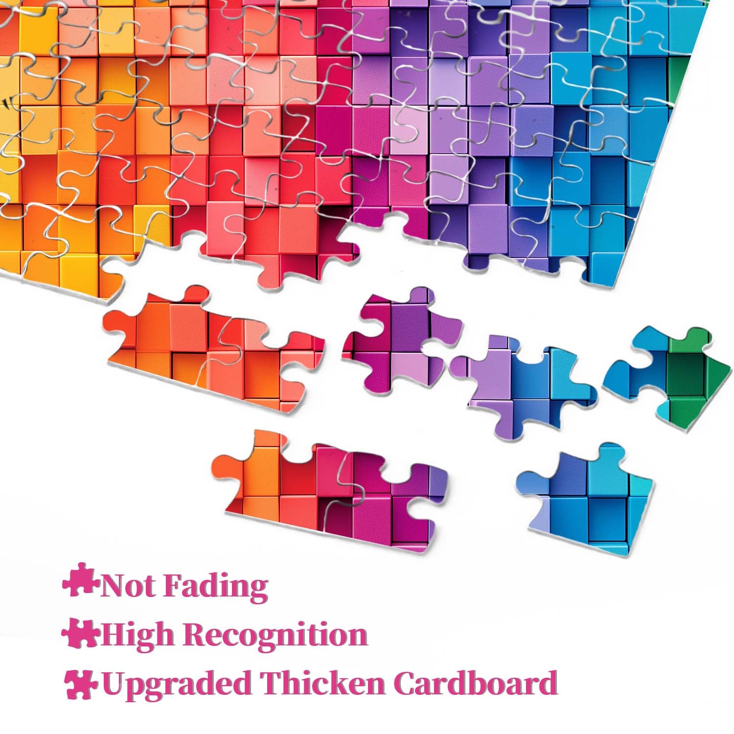 Colorful Mosaic Jigsaw Puzzle 1000 Pieces