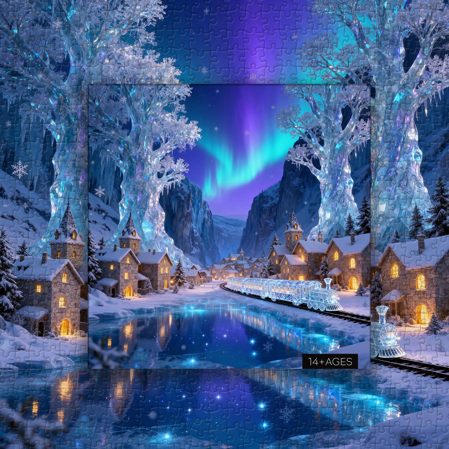 Aurora Crystal Train Jigsaw Puzzle 1000 Pieces