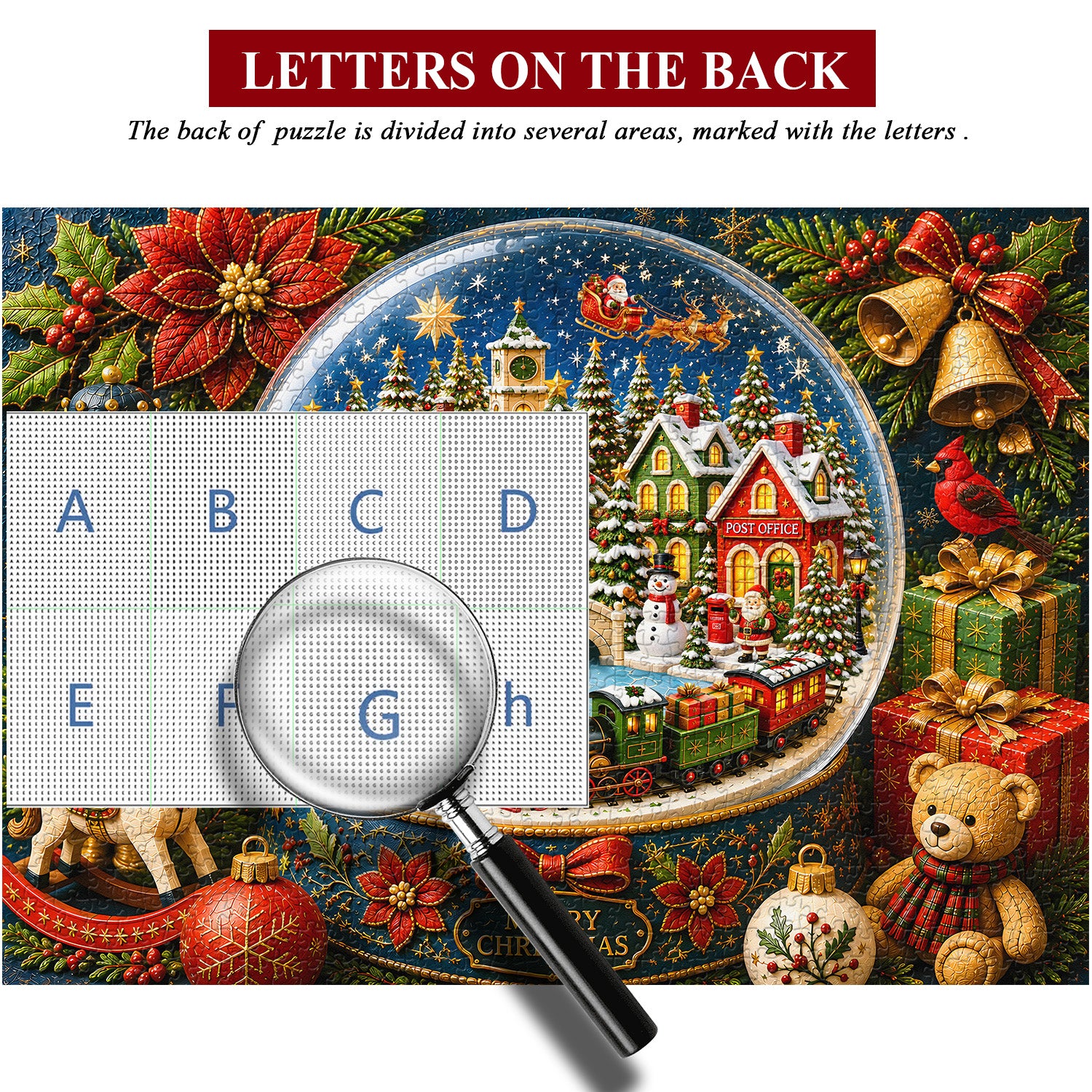 Christmas Snow Globe Jigsaw Puzzle 1000 Piece