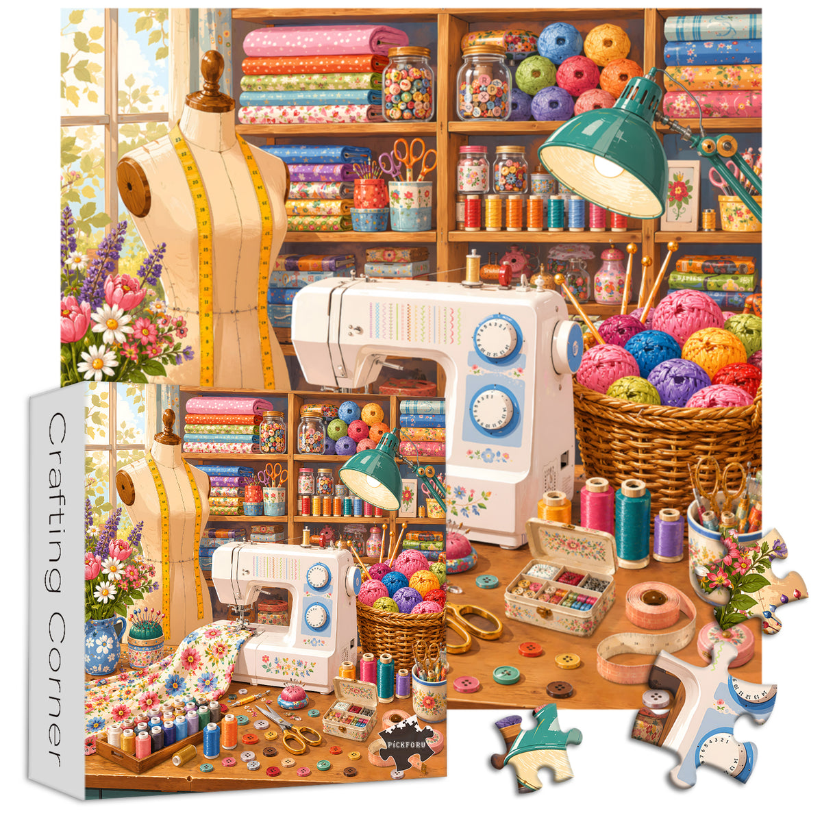 Crafting Corner  Jigsaw Puzzle  1000 Piece
