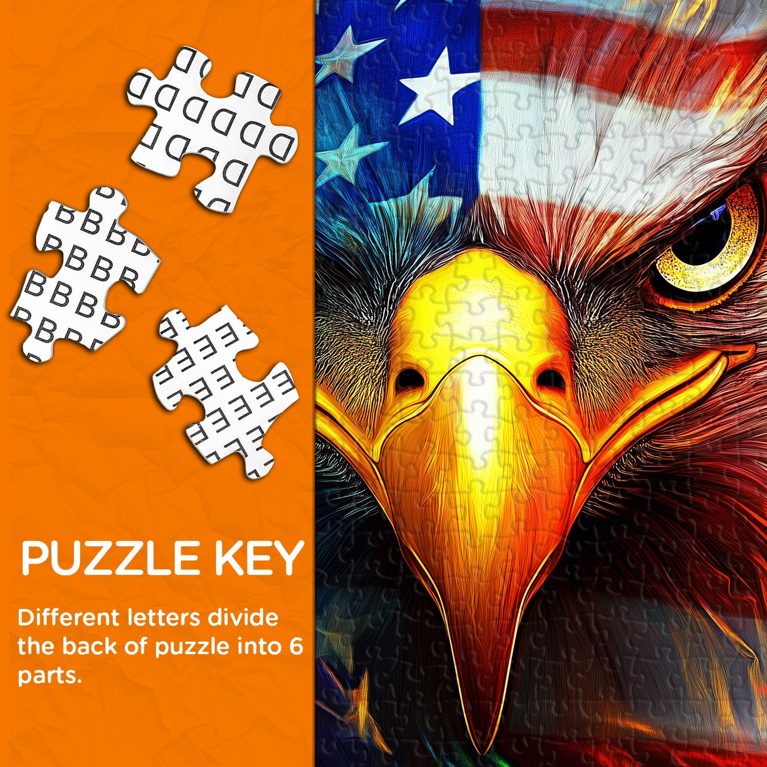 Eagle Eye Tracking Jigsaw Puzzle 1000 Pieces