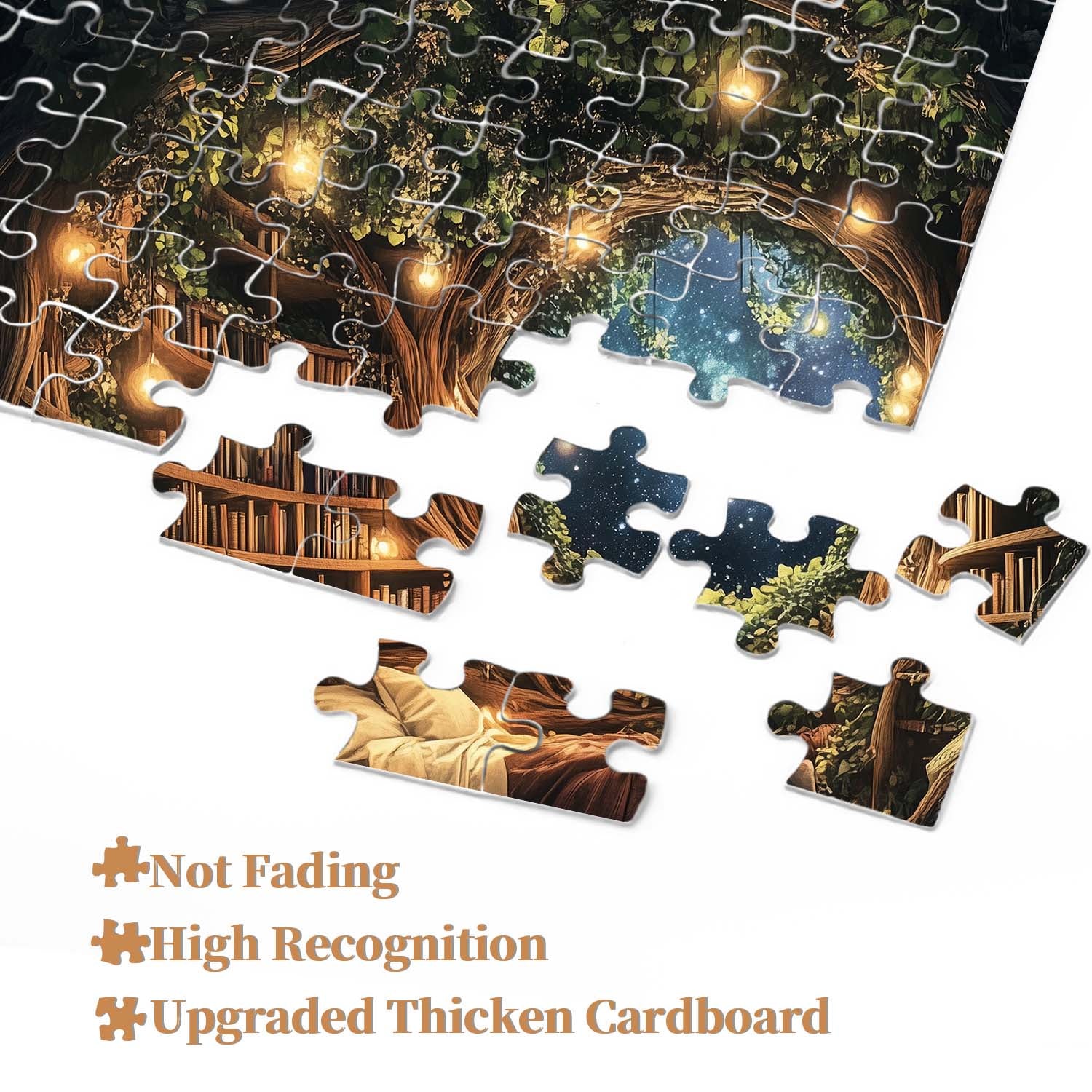 Treehouse Library Jigsaw Puzzle 1000 Pieces
