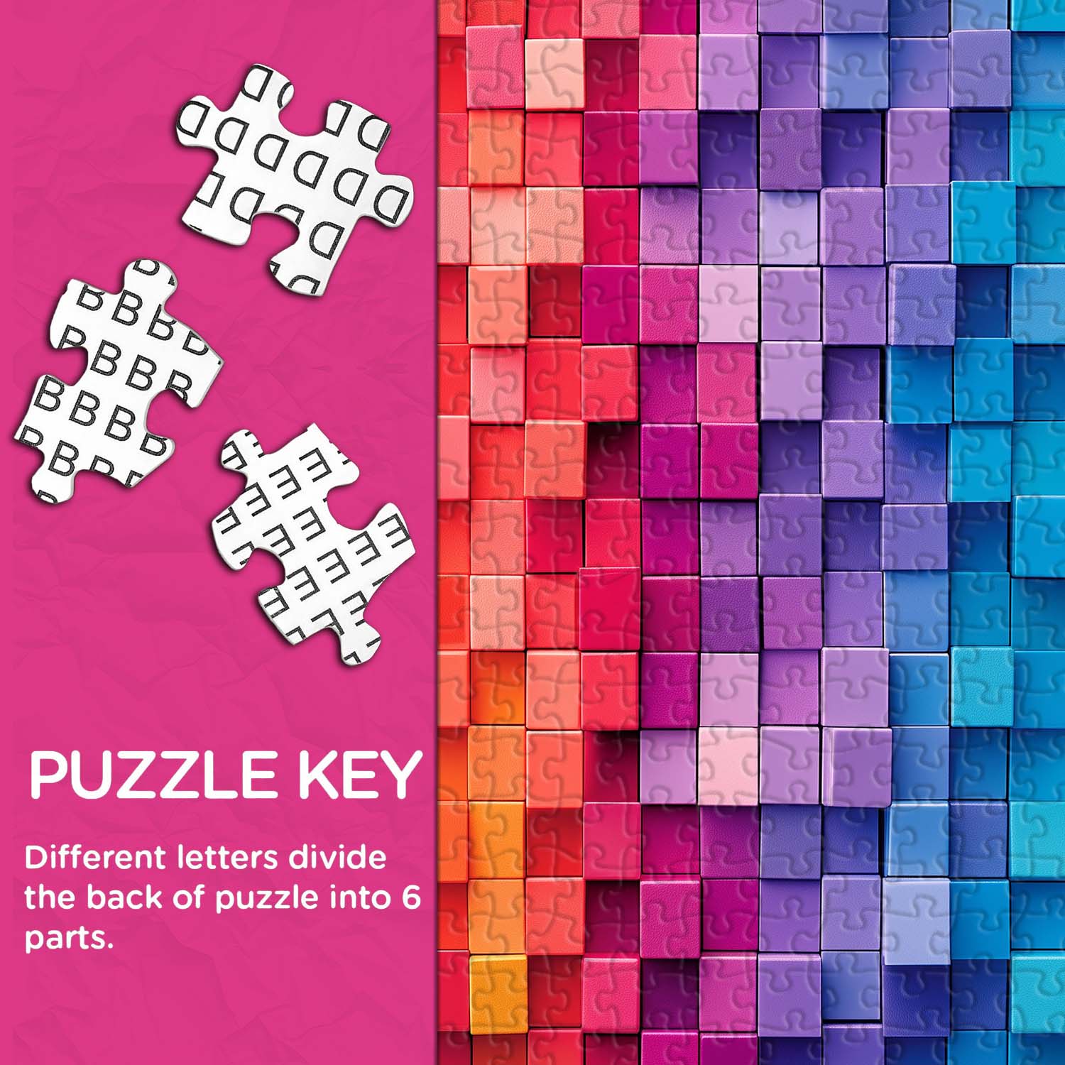 Colorful Mosaic Jigsaw Puzzle 1000 Pieces