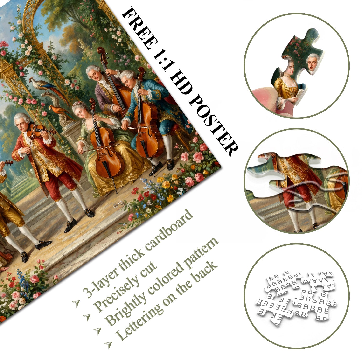 Baroque Garden Concert Jigsaw Puzzle 1000 Pieces