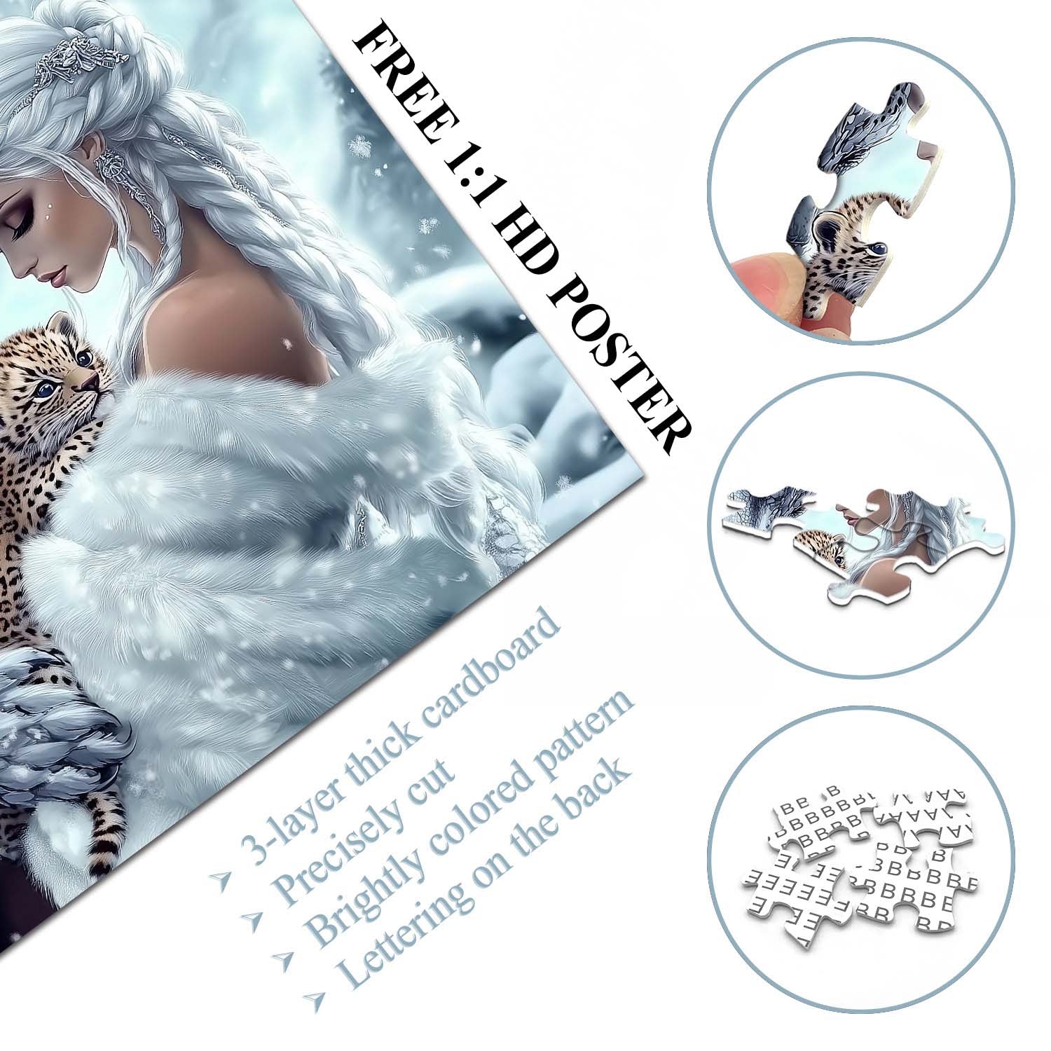 Guardians of Snowy Realms Jigsaw Puzzle 1000 Pieces