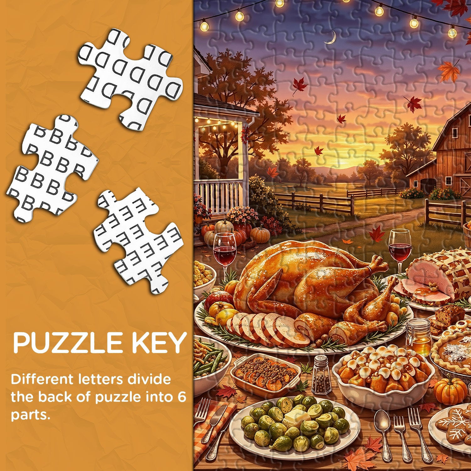 Autumn Feast Jigsaw Puzzle 1000 Piece