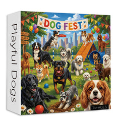 Playful Dogs Jigsaw Puzzle 1000 Pieces