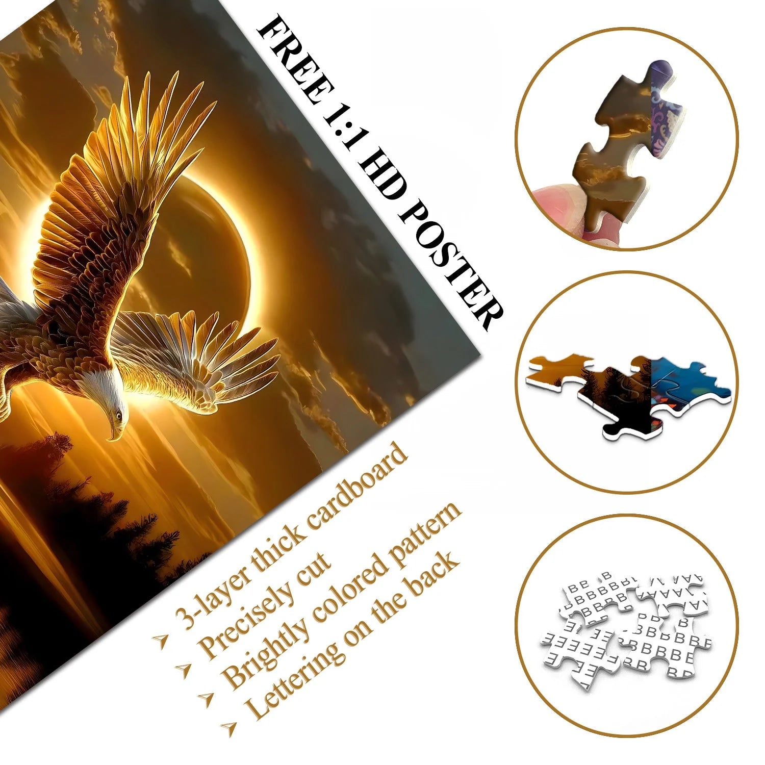 Solar Eagle Jigsaw Puzzle 1000 Pieces