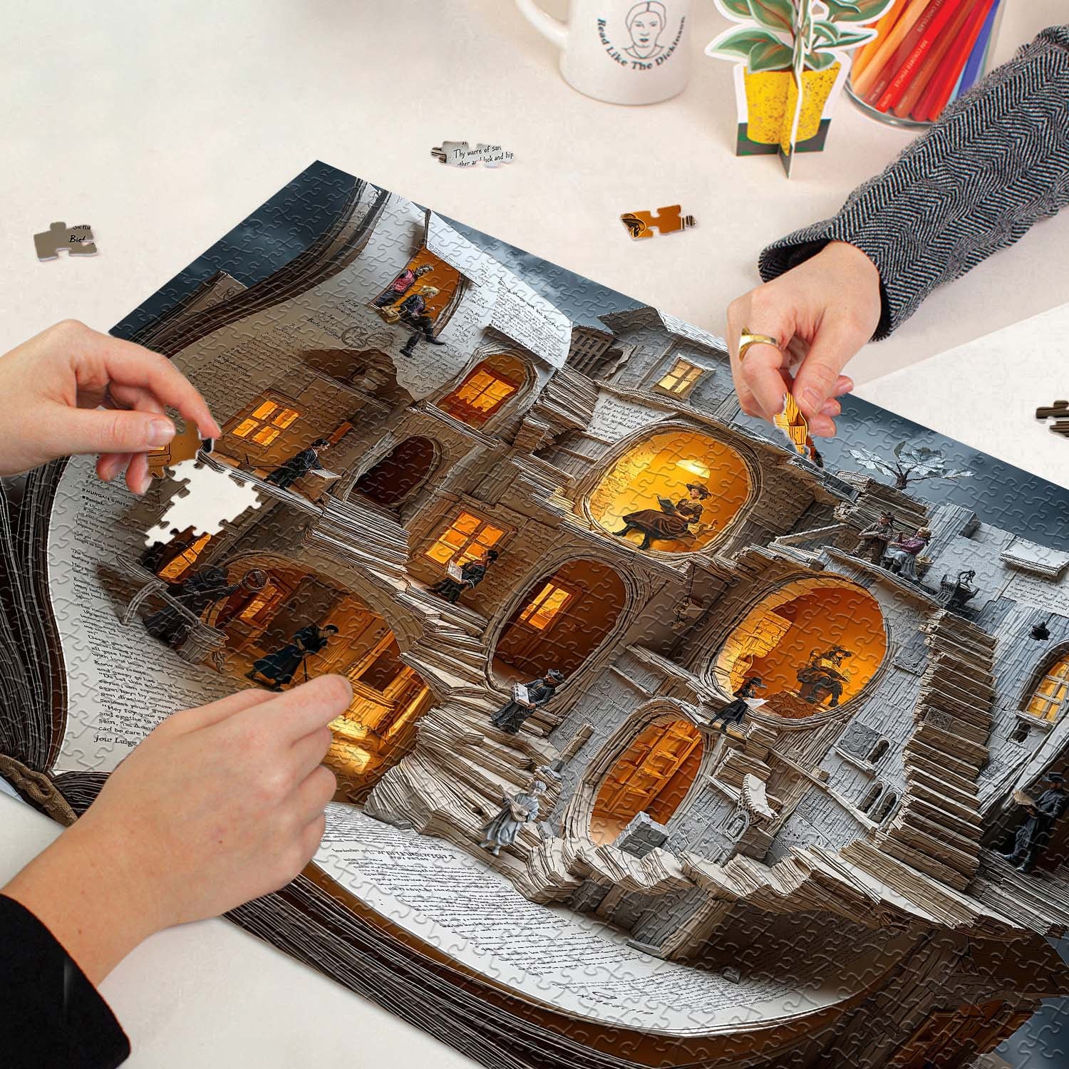 World of Books Jigsaw Puzzle 1000 Pieces