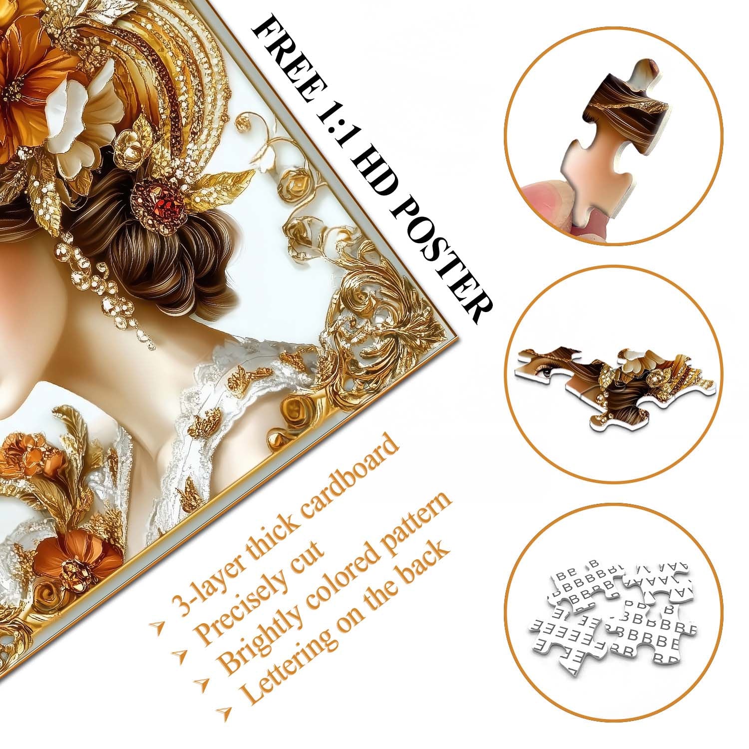 Elegant Muse Jigsaw Puzzle 1000 Pieces