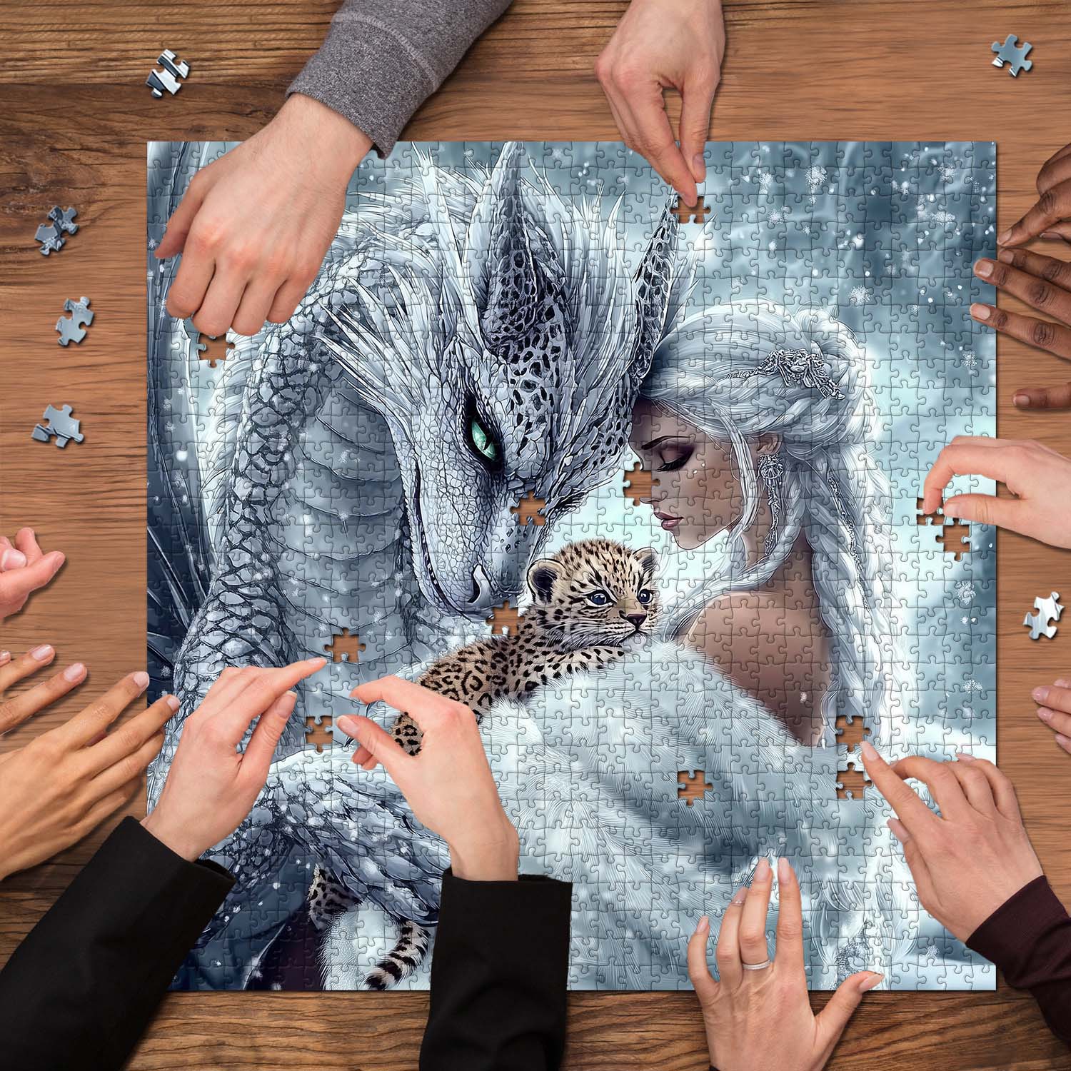 Guardians of Snowy Realms Jigsaw Puzzle 1000 Pieces