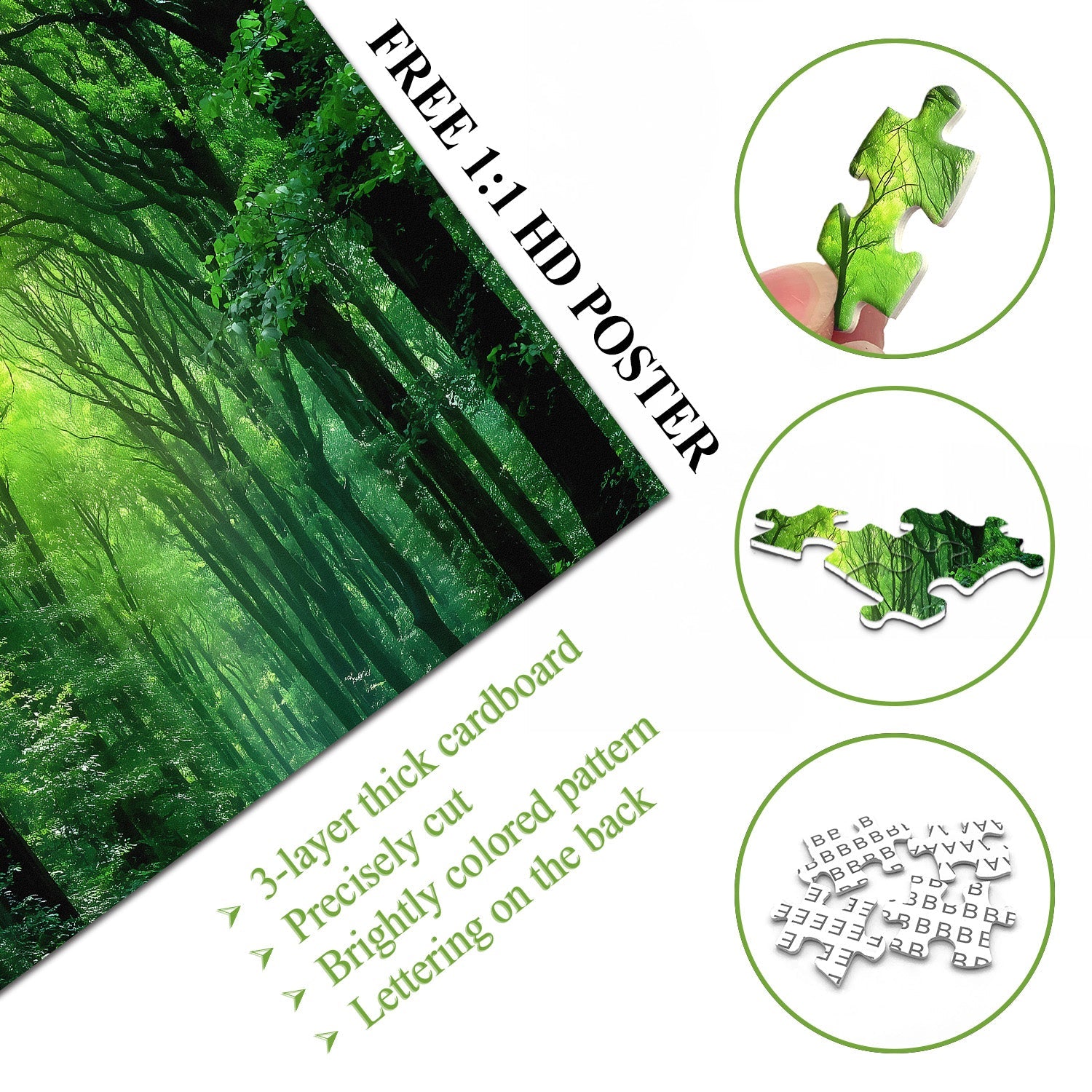 Peaceful Forest &nbsp;Jigsaw Puzzle 1000 Pieces