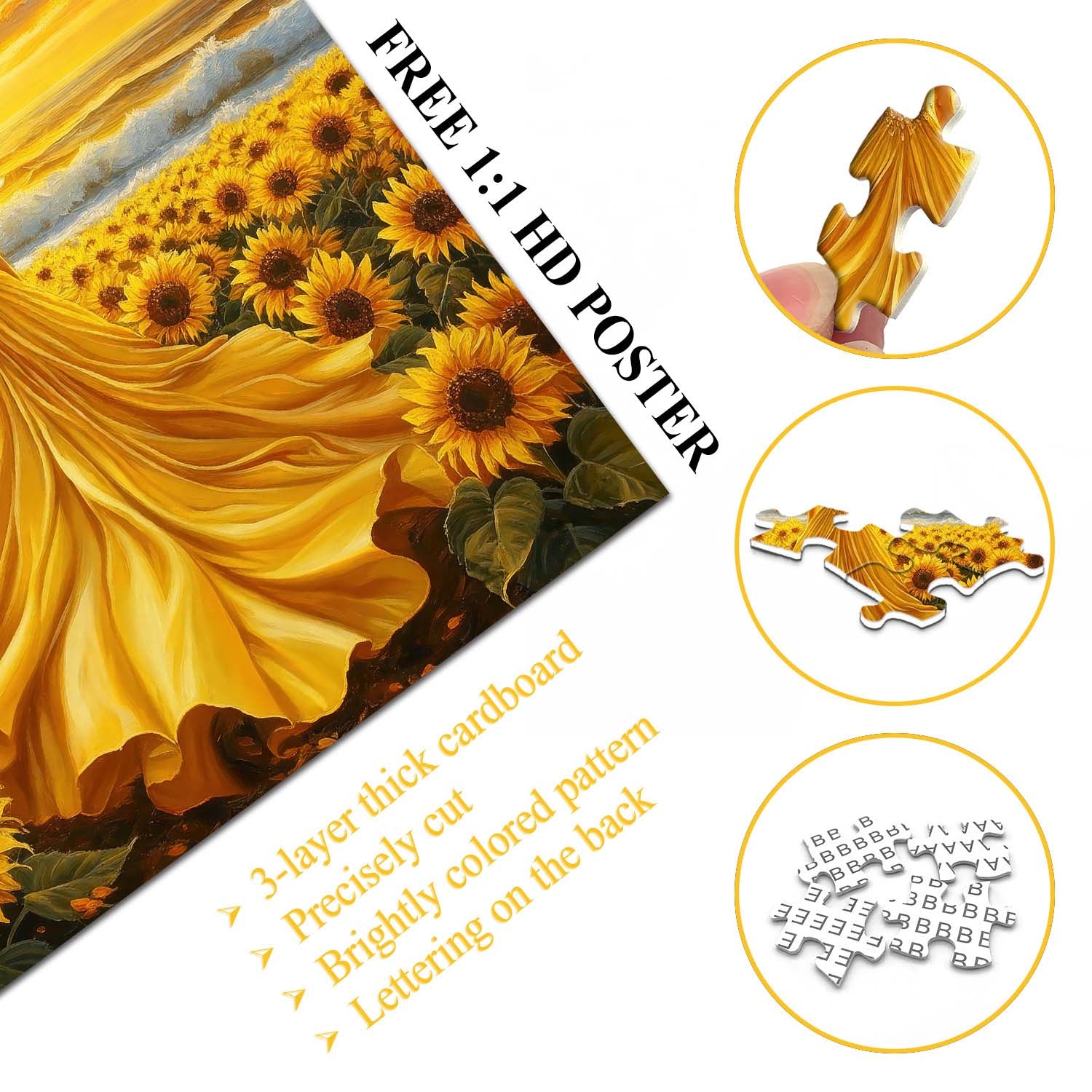 Sunflower Seascape Jigsaw Puzzle 1000 Pieces