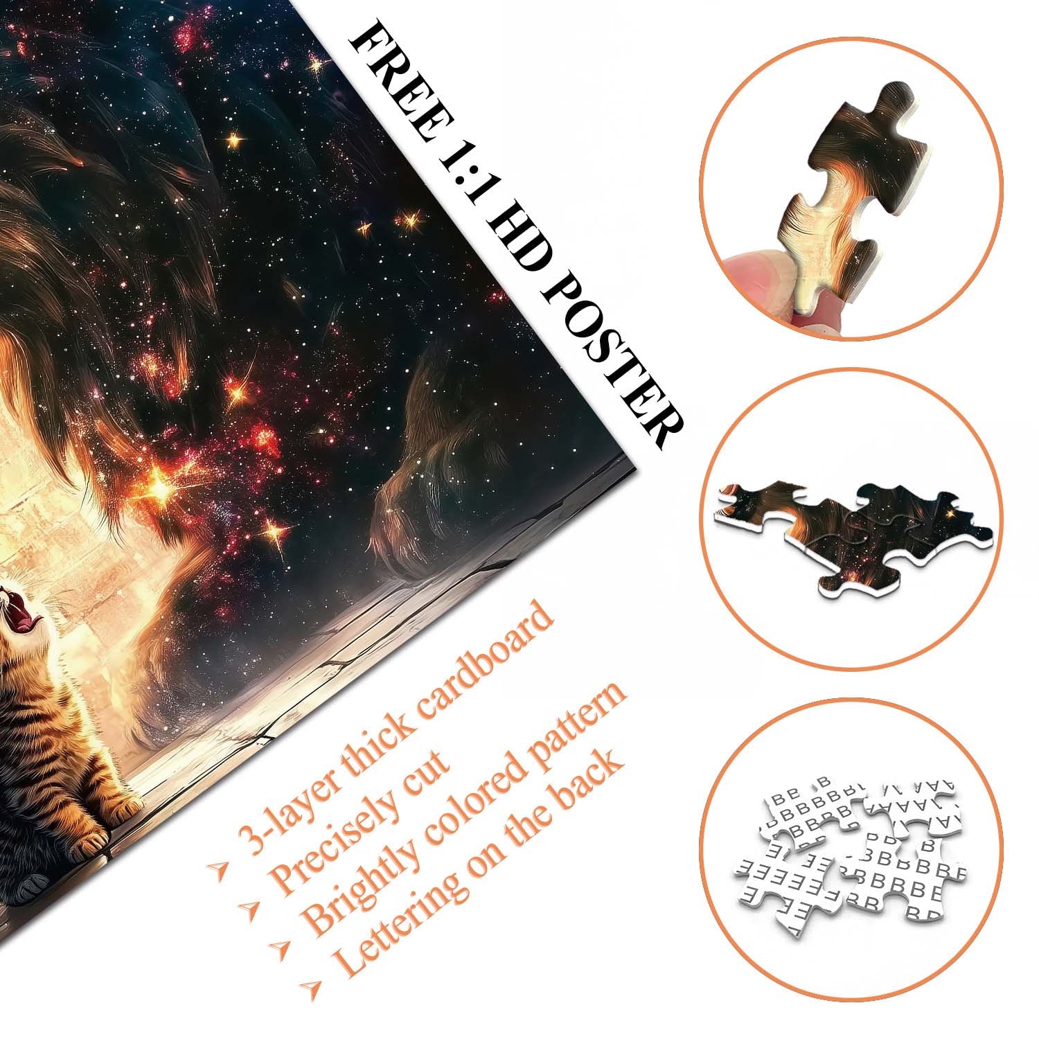 Lion's Roar Jigsaw Puzzle 1000 Pieces