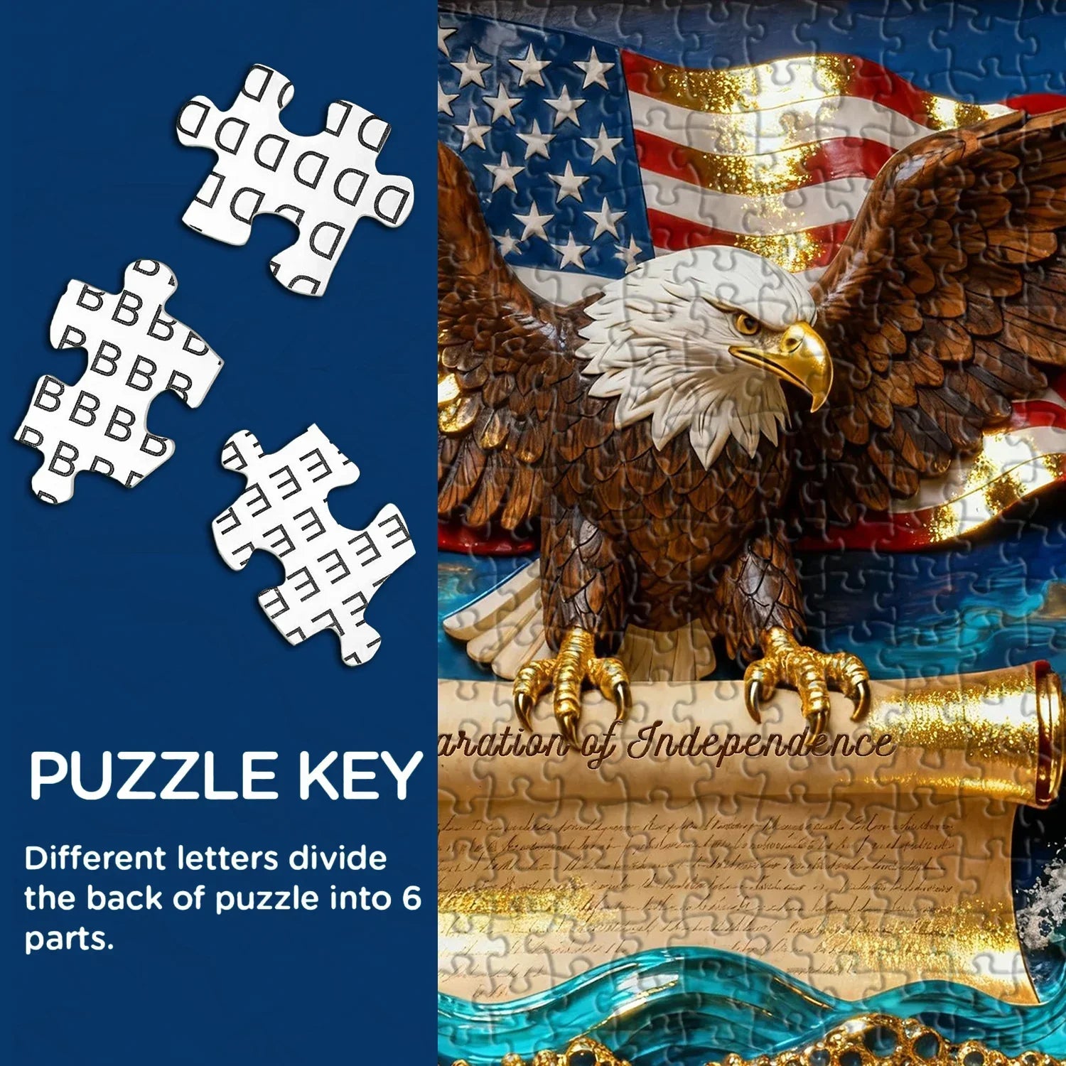 Eagle Of Liberty Jigsaw Puzzle 1000 Pieces