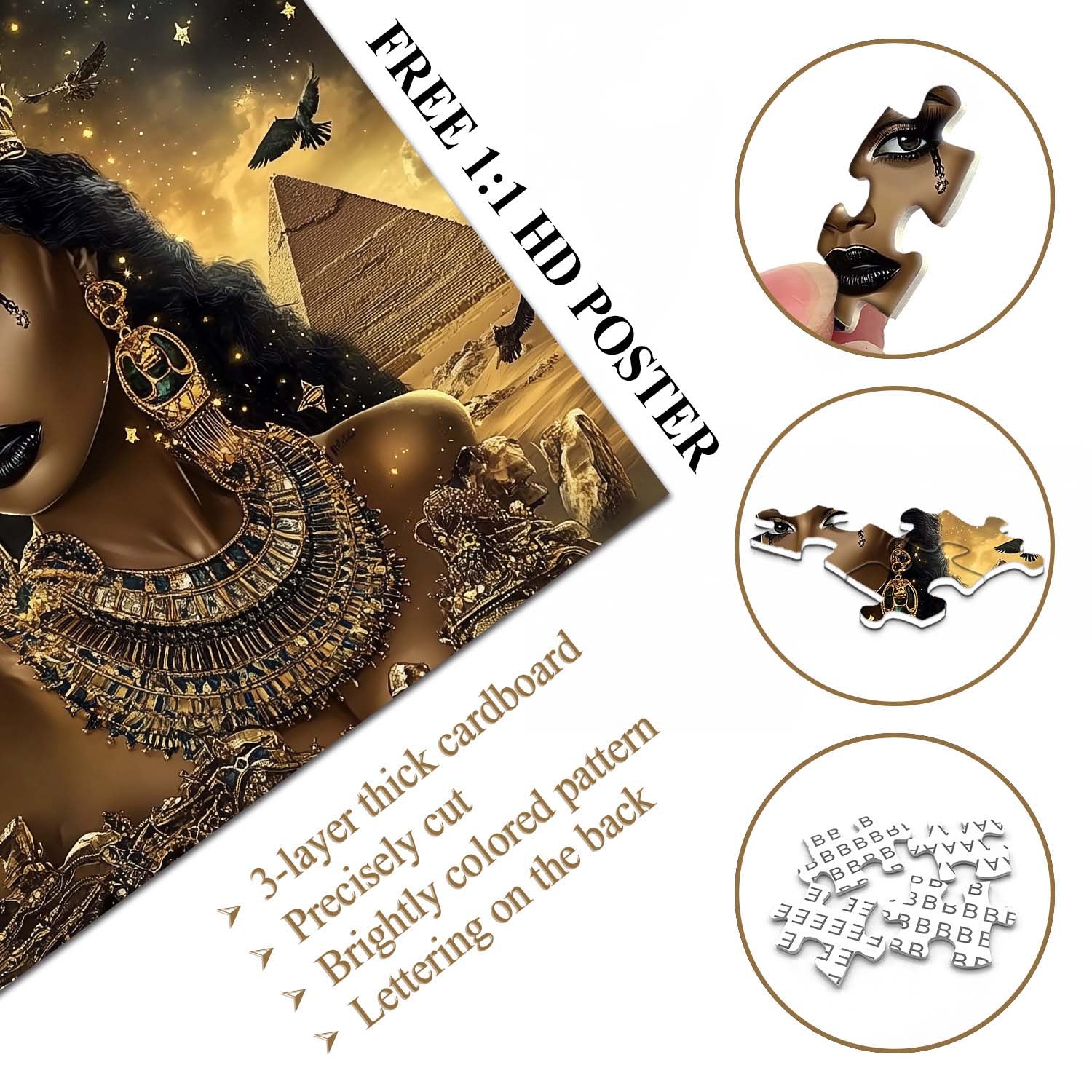 Mystical Feline Majesty Jigsaw Puzzle 1000 Pieces