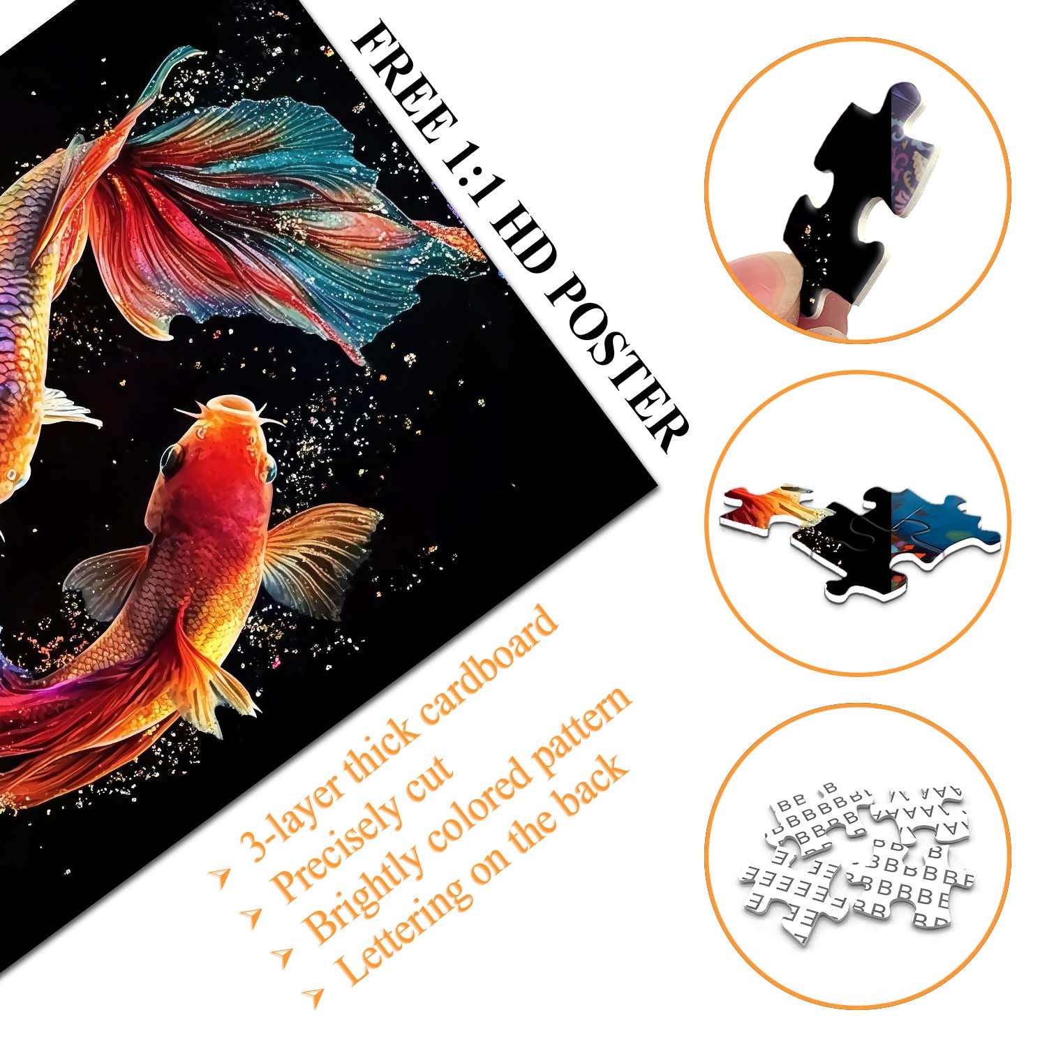 Colorful Fish Jigsaw Puzzle 1000 Pieces