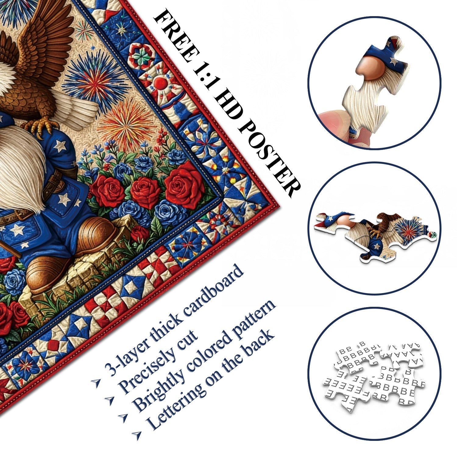 Star Spangled Jigsaw Puzzle 1000 Pieces