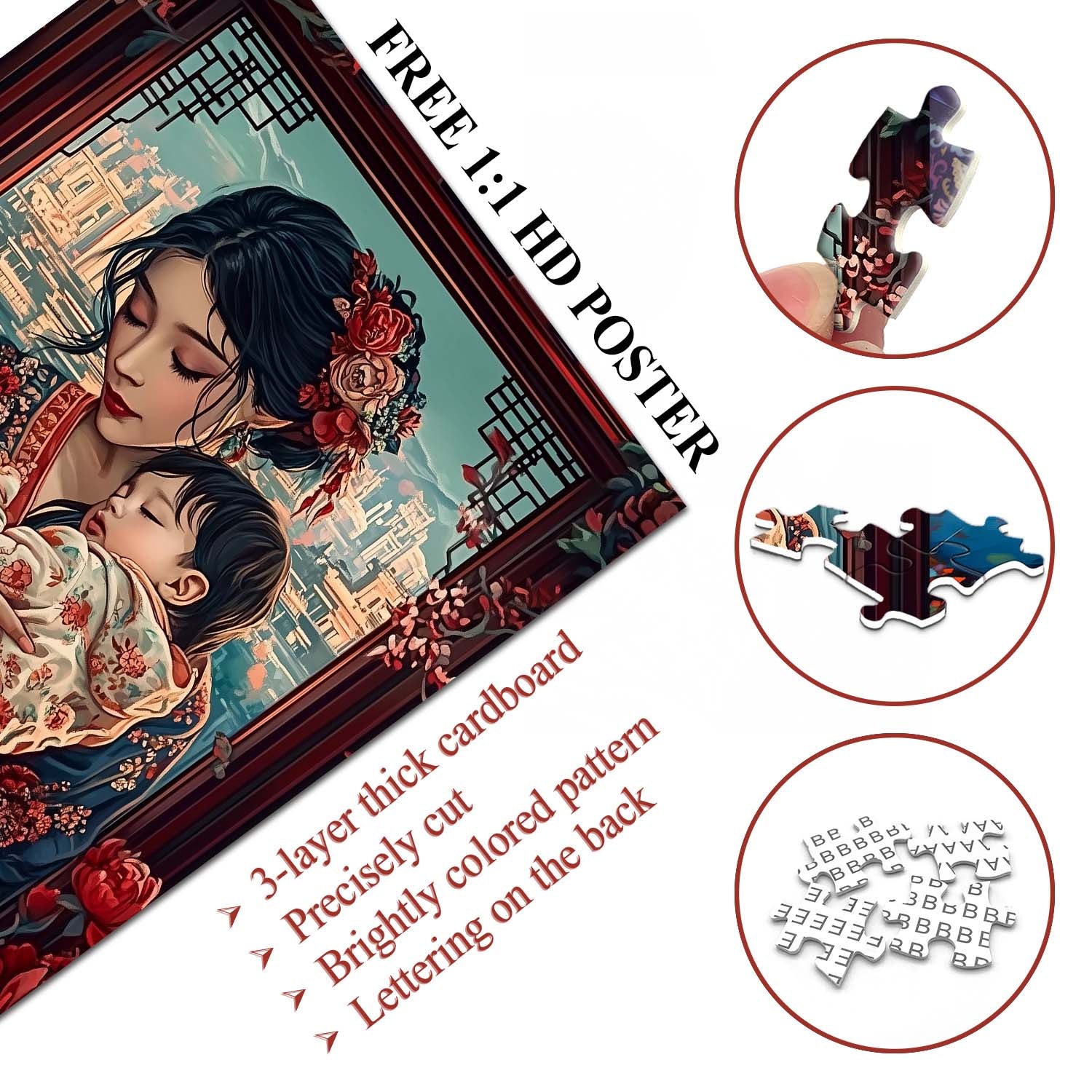 Mother and Child Jigsaw Puzzle 1000 Pieces