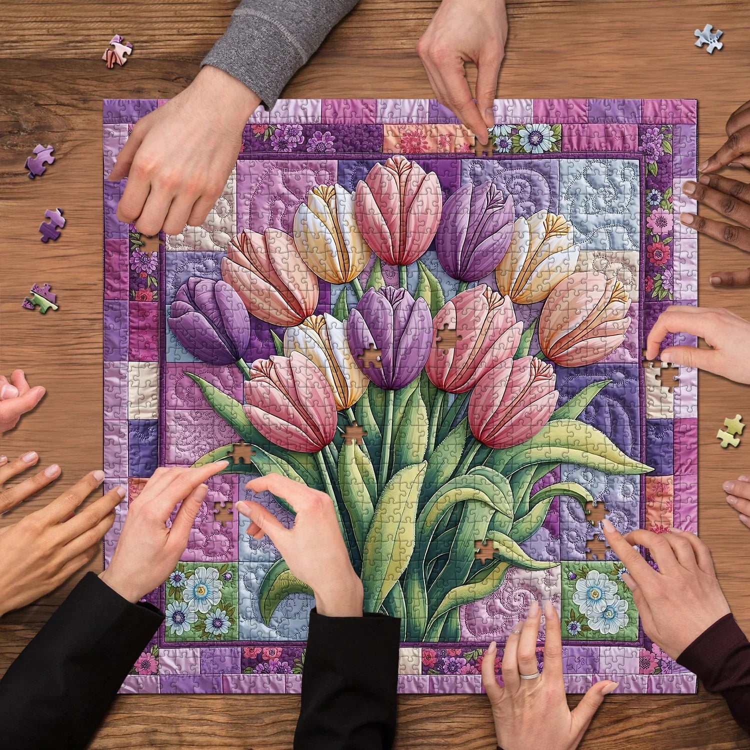 Tulip Harmony Jigsaw Puzzle 1000 Pieces