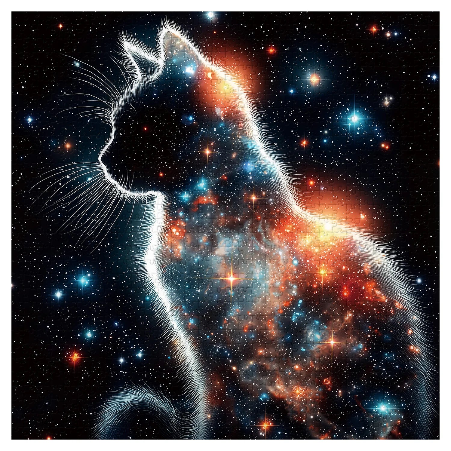 Star Cat Jigsaw Puzzle 1000 Pieces