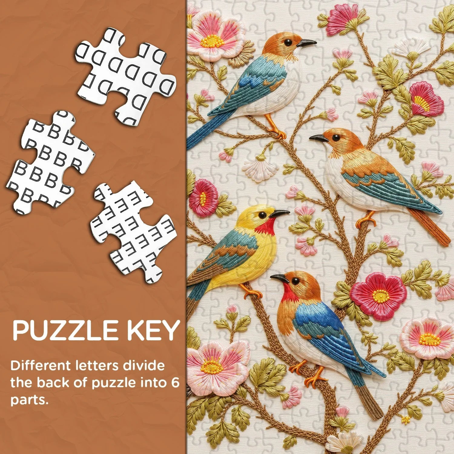 Garden Harmony Birds Jigsaw Puzzle 1000 Pieces