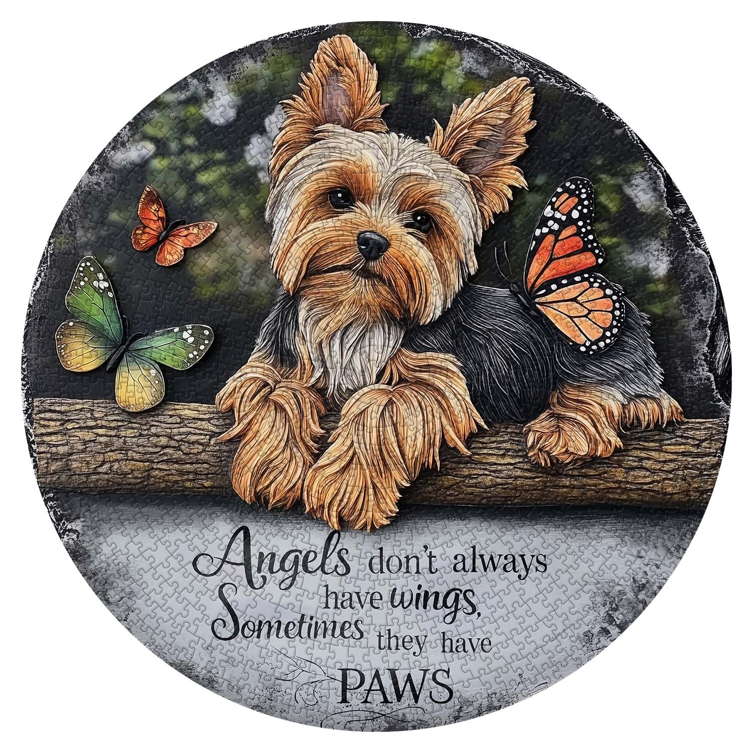 Angelic Yorkie Jigsaw Puzzle 1000 Pieces