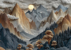 Ethereal Mountains Jigsaw Puzzle 1000 Pieces