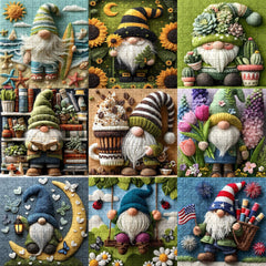 Joyful Gnome Jigsaw Puzzle 1000 Pieces