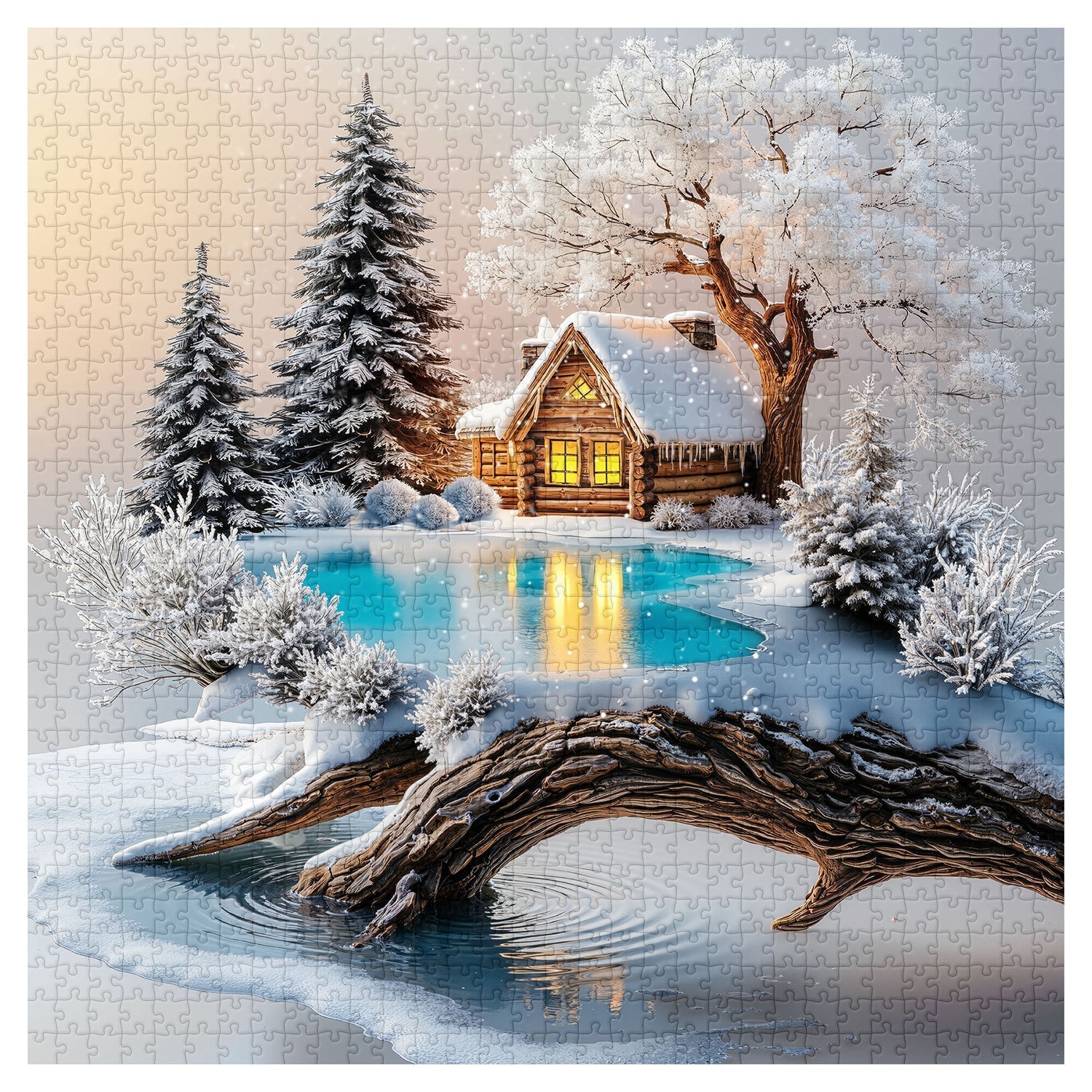 Puzzle Le royaume secret de l'hiver 1000 pièces