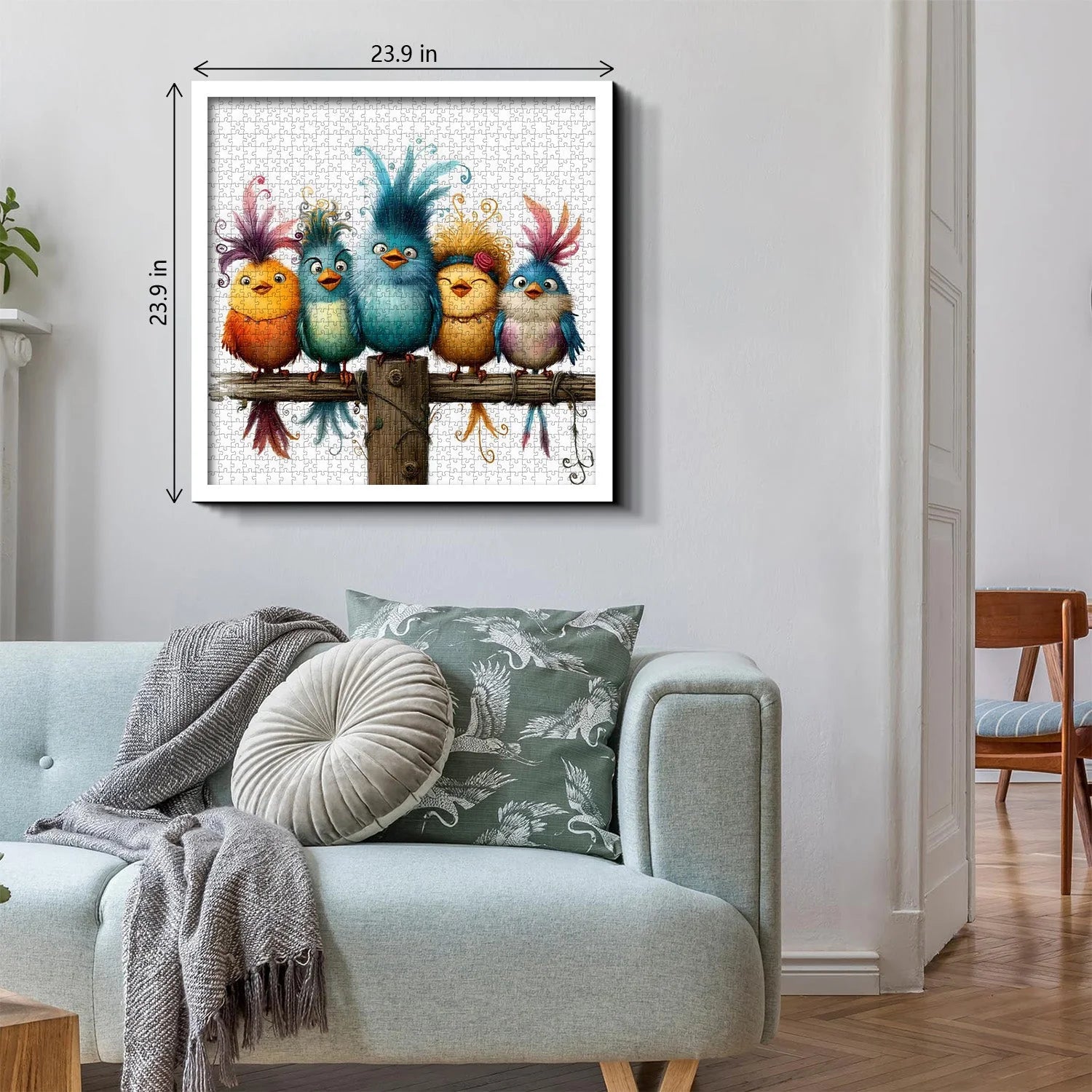 Cartoon Birds Jigsaw Puzzle 1000 Pieces