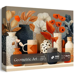 Geometrisches Kunstpuzzle 1000 Stücke