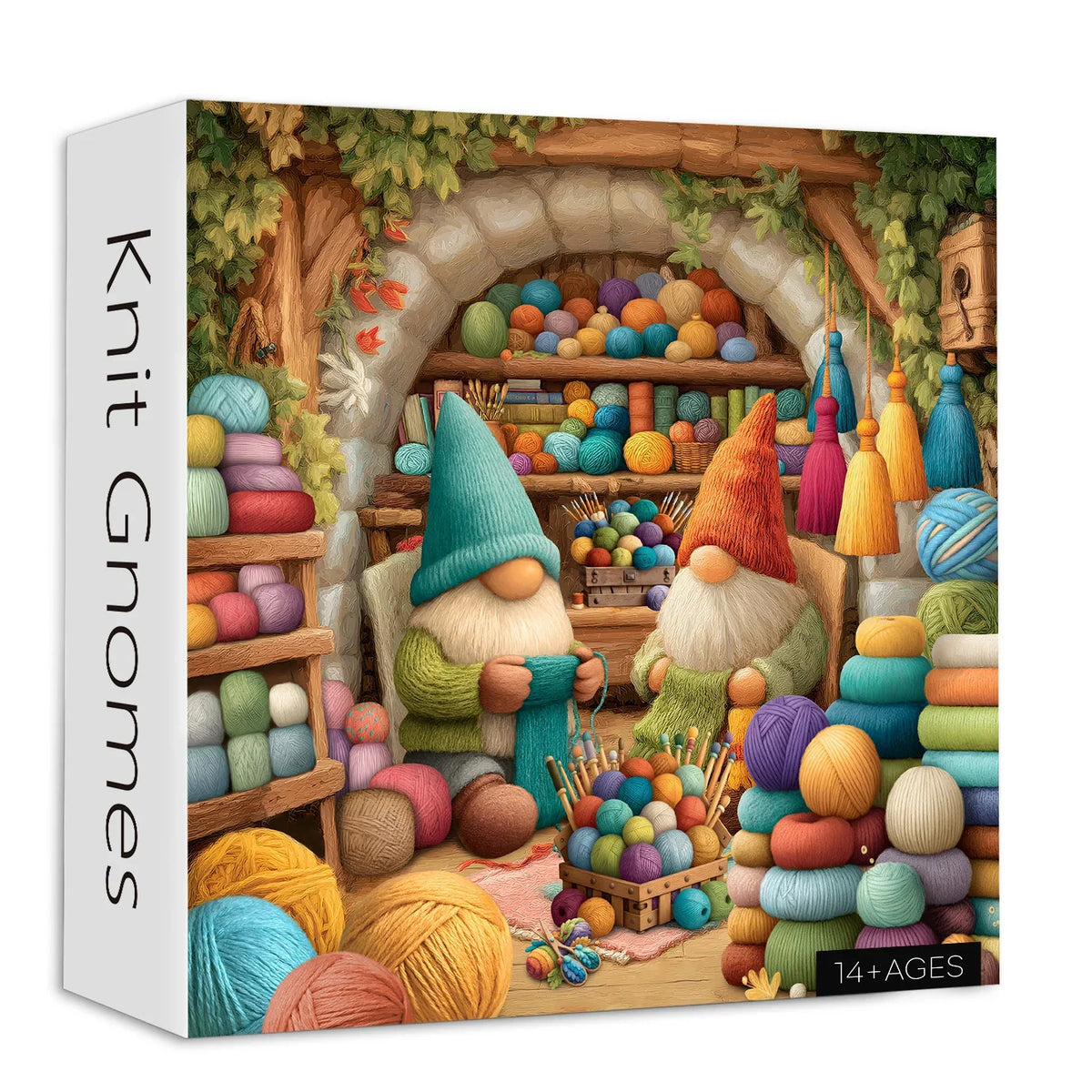 Knit Gnomes Jigsaw Puzzle 1000 Pieces