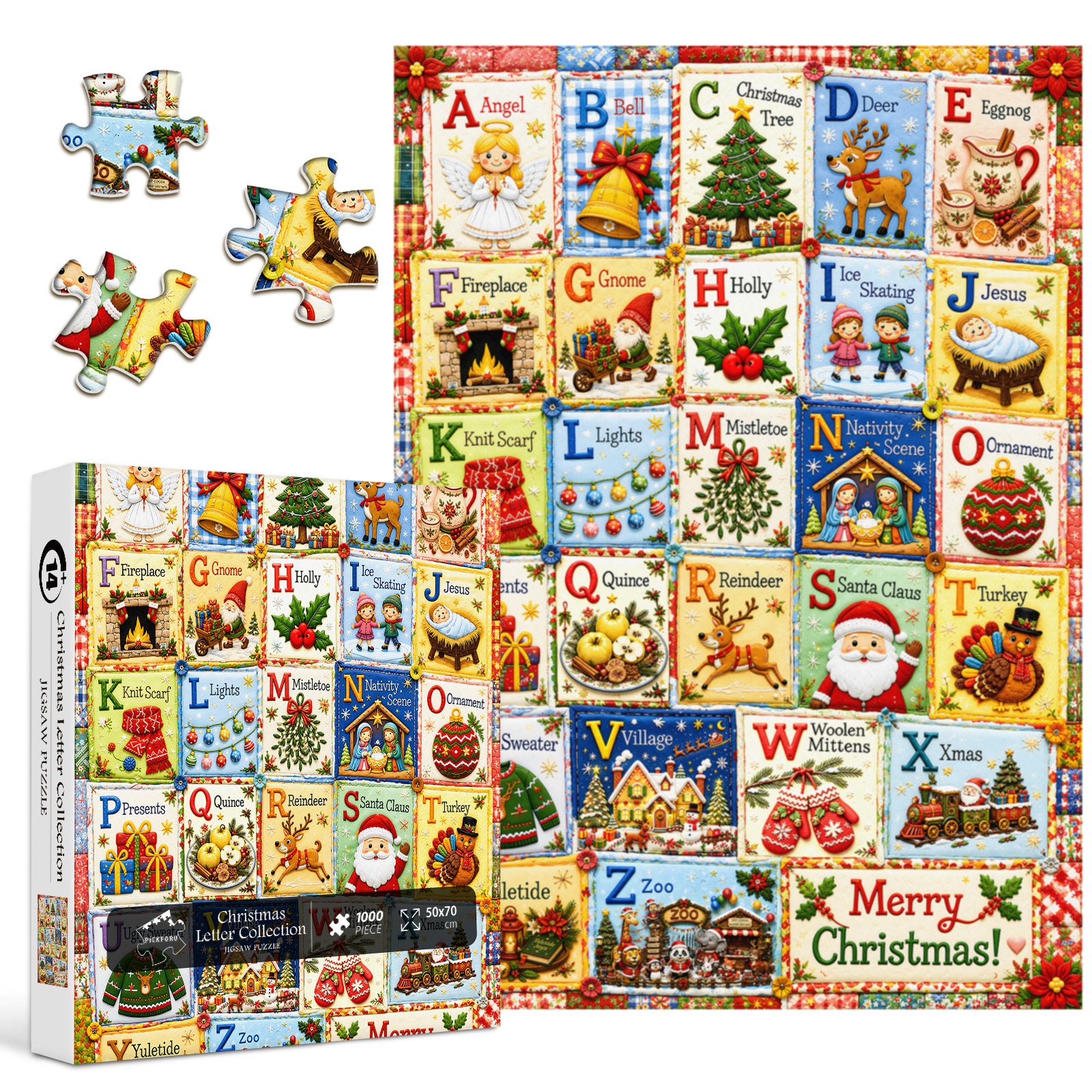 Christmas Letter Collection Jigsaw Puzzle 1000 Piece
