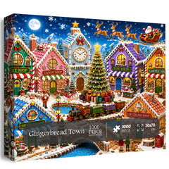 Gingerbread Town Jigsaw Puzzle 1000 Piece