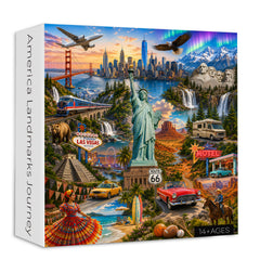 America Landmarks Journey Jigsaw Puzzle 1000 Piece