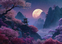 Cherry Blossom Pavilion Jigsaw Puzzle 1000 Pieces