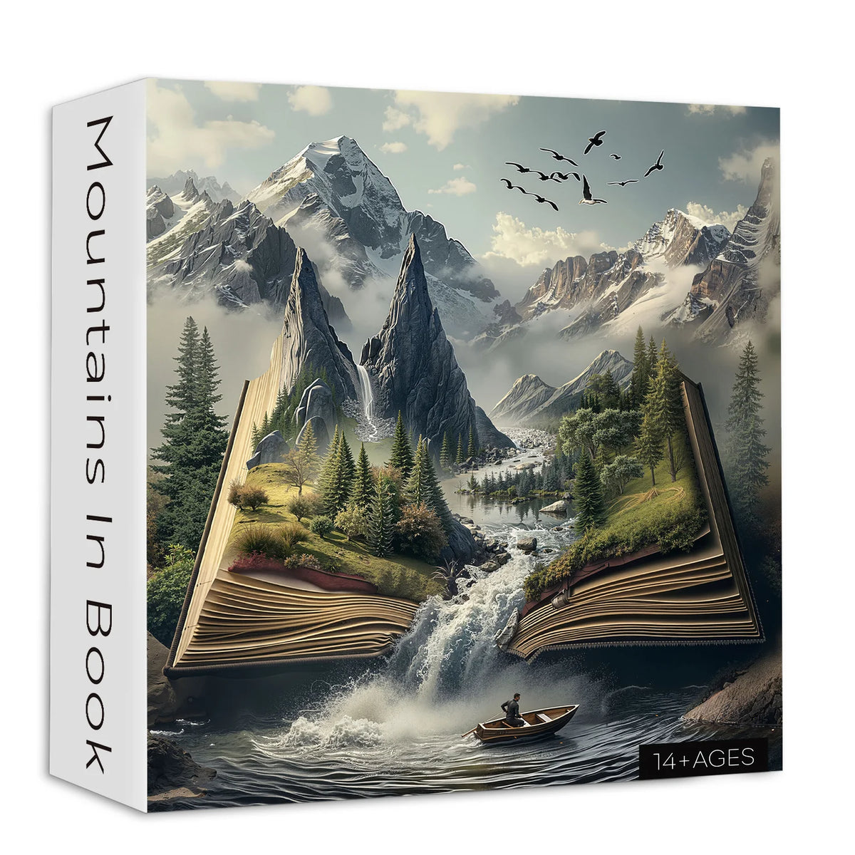 Mountains In Book Jigsaw Puzzle 1000 Pieces