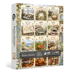Rustic Months Jigsaw Puzzle 1000 Pieces