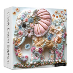 Wooly Dream Elephant Jigsaw Puzzle 1000 Pieces