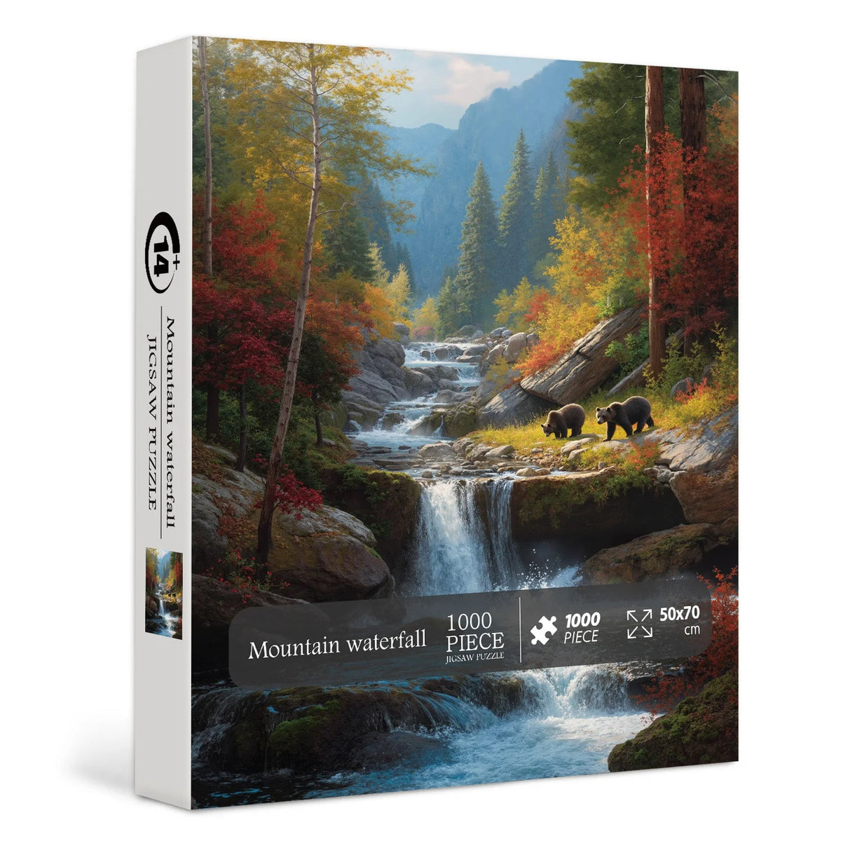 Mountain waterfall Jigsaw Puzzle 1000 Pieces