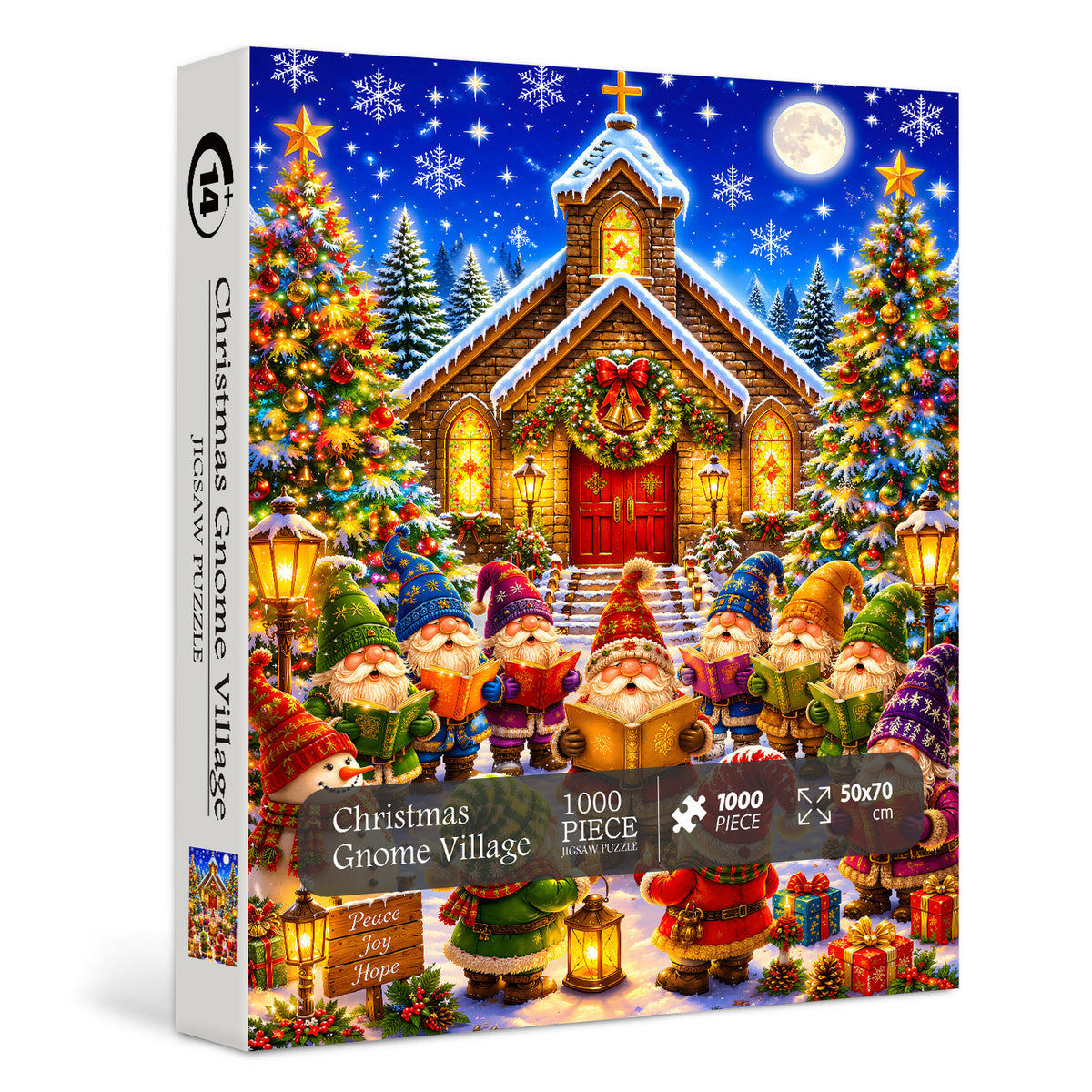 Christmas Gnome Village Jigsaw Puzzle 1000 Piece