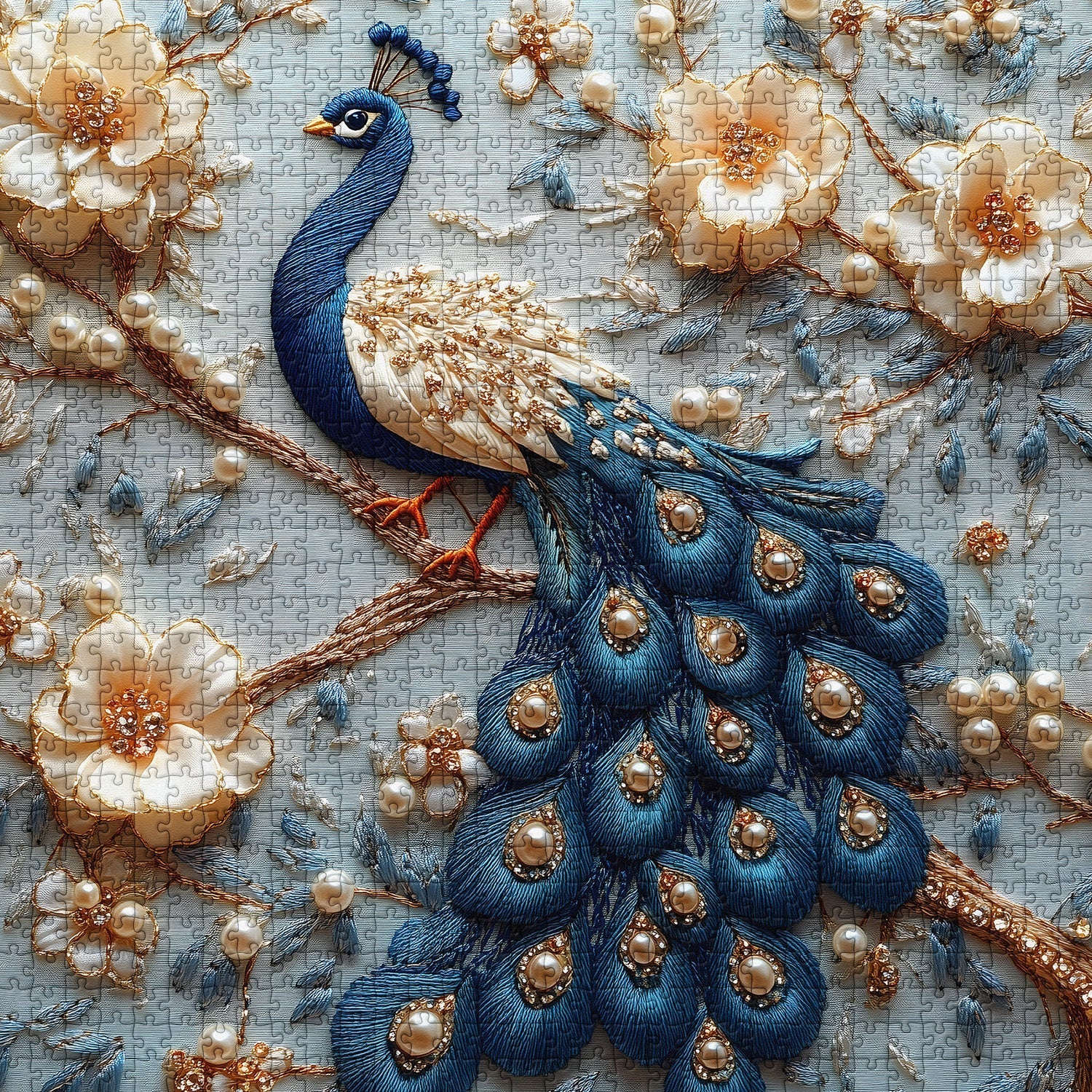 Pearl Plumage Jigsaw Puzzle 1000 Pieces
