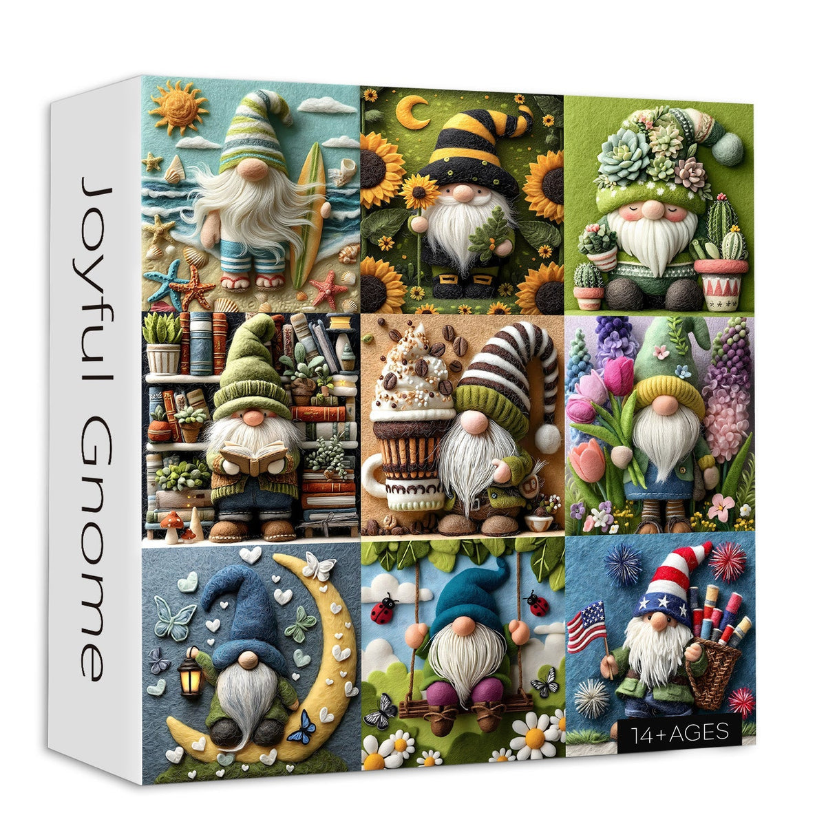 Joyful Gnome Jigsaw Puzzle 1000 Pieces