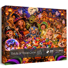 Trick or Treat Crew Jigsaw Puzzle 1000 Pieces